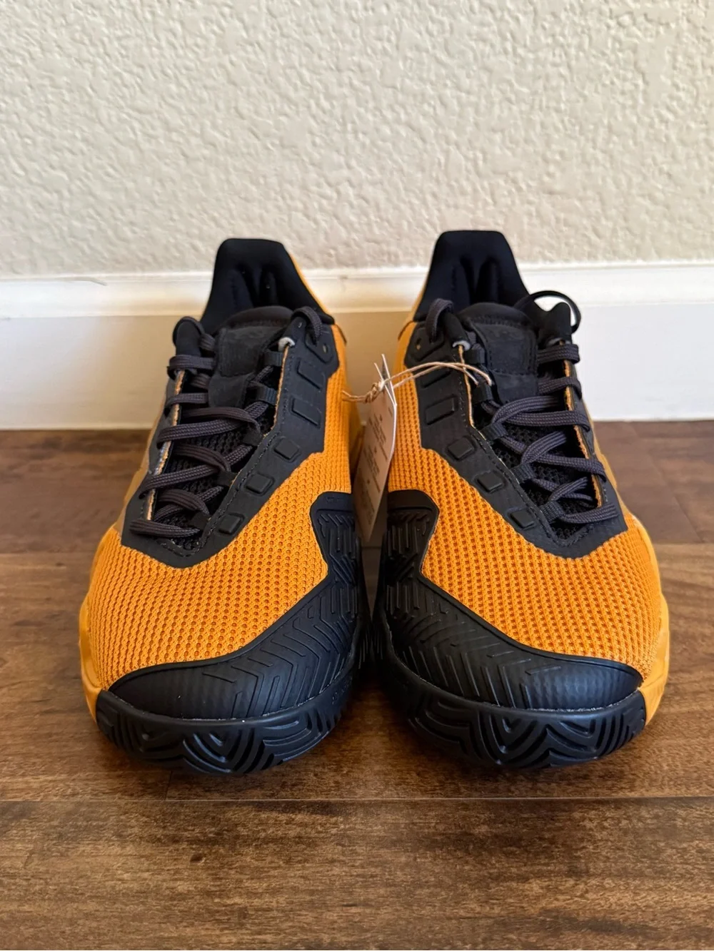 Size 8- Adidas Y-3 Barricade 13 Collegiate Gold Black Tennis Shoes Men's